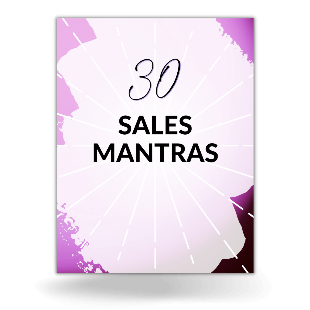 Email Millionaire Bonus List of 30 Sales Mantras